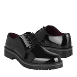 ZAPATOS OXFORD DAMA GREEN LOVE 93120 CHAROL NEGRO