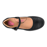 ZAPATOS ESCOLARES NIÑA YUYIN 25470 PIEL NEGRO 20-25