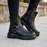 BOTINES GREEN LOVE MUJER 95114 SIMIPIEL NEGRO