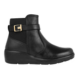 BOTINES GREEN LOVE MUJER 96312 SIMIPIEL NEGRO