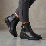 BOTINES GREEN LOVE MUJER 96312 SIMIPIEL NEGRO