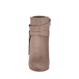 Botines Capa de Ozono para mujer textil taupe 33574-1