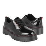 ZAPATOS CASUALES DAMA STYLO GAMMA6 CHAROL NEGRO