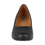 TACONES DAMA STYLO 808 SIMIPIEL NEGRO