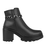 BOTINES DAMA STYLO 6803 SIMIPIEL NEGRO