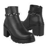 BOTINES DAMA STYLO 6803 SIMIPIEL NEGRO