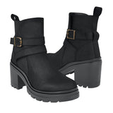 BOTINES DAMA STYLO 6810 SUEDE NEGRO