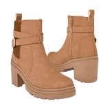 BOTINES DURANDIN MUJER 6813 SUEDE CAFÉ