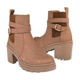 BOTINES DURANDIN MUJER 6813 SUEDE CAFÉ