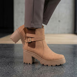 BOTINES DURANDIN MUJER 6813 SUEDE CAFÉ