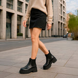 BOTINES DAMA STYLO 6609 SIMIPIEL NEGRO