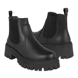 BOTINES DAMA STYLO 6609 SIMIPIEL NEGRO