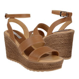 Sandalias Stylo para mujer, color simipiel cafe, corrida 23-26