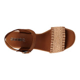 SANDALIAS DAMA STYLO 285 TEXTIL CAFÉ
