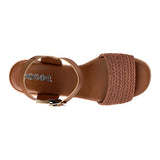 SANDALIAS DAMA STYLO 285 TEXTIL CAFÉ