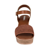 SANDALIAS DAMA STYLO 285 TEXTIL CAFÉ