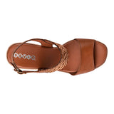 SANDALIAS STYLO MUJER 280-1 SIMIPIEL CAFÉ