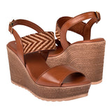 SANDALIAS STYLO MUJER 280-1 SIMIPIEL CAFÉ