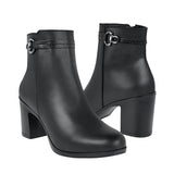 BOTINES DAMA STYLO 722 SIMIPIEL NEGRO