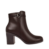 BOTINES STYLO MUJER 0722 SIMIPIEL CAFÉ