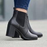 BOTINES STYLO MUJER 0750 SIMIPIEL NEGRO