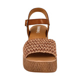 SANDALIAS DAMA STYLO 0032 TEXTIL CAFÉ