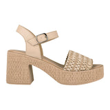 SANDALIAS DAMA STYLO 0032 TEXTIL BEIGE
