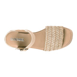 SANDALIAS DAMA STYLO 0032 TEXTIL BEIGE