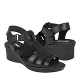 SANDALIAS DAMA STYLO 0062 SIMIPIEL NEGRO