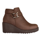 BOTINES STYLO MUJER 0592 SIMIPIEL CAFÉ