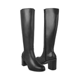 BOTAS STYLO MUJER 0727 SIMIPIEL NEGRO