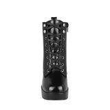 BOTINES DAMA NOMADAS 65010 SIMIPIEL NEGRO