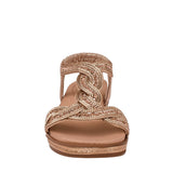 SANDALIAS MUJER NOMADAS 20364 TEXTIL ORO