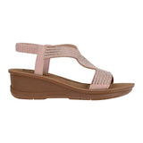 SANDALIAS DAMA NOMADAS 24505 SUEDE ROSA