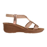 SANDALIAS DAMA NOMADAS 24508 TEXTIL BEIGE