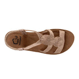 SANDALIAS DAMA NOMADAS 24508 TEXTIL BEIGE