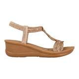 SANDALIAS MUJER NOMADAS 24524 TEXTIL ORO