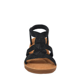 SANDALIAS MUJER NOMADAS 24508 TEXTIL NEGRO