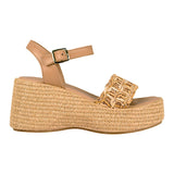 SANDALIAS DAMA NOMADAS 23856 TEXTIL BEIGE