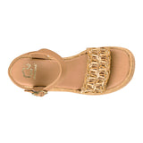 SANDALIAS DAMA NOMADAS 23856 TEXTIL BEIGE