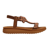 SANDALIAS DAMA NOMADAS 24604 TEXTIL CAFÉ