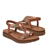 SANDALIAS MUJER NOMADAS 71512 SIMIPIEL CAFÉ