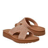 SANDALIAS NOMADAS MUJER 24674 TEXTIL CAFÉ