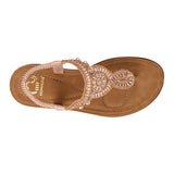 SANDALIAS NOMADAS MUJER 24688 TEXTIL ORO ROSADO