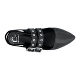 ZAPATOS CASUALES DAMA NOMADAS 18085 CHAROL NEGRO