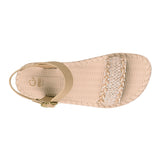 SANDALIAS DAMA NOMADAS 36869 TEXTIL BEIGE