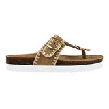 SANDALIAS DAMA NOMADAS 23350 SUEDE CAFÉ