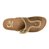 SANDALIAS DAMA NOMADAS 23350 SUEDE CAFÉ