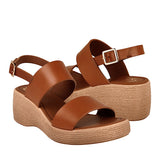 SANDALIAS DAMA NOMADAS 68309 SIMIPIEL CAFÉ