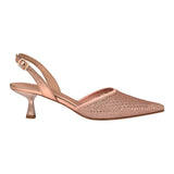 TACONES DE FIESTA NOMADAS MUJER 70110 TEXTIL ROSA